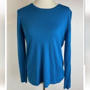 Charter Club Luxury Merino Wool Women Crewneck Sweater Pullover stretch
